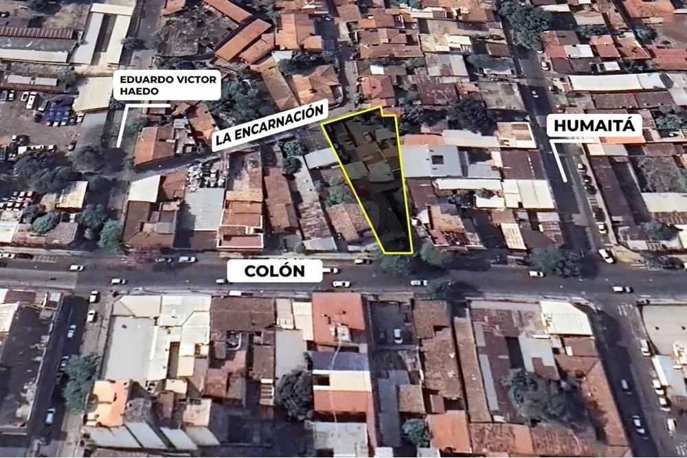 Terreno en el Centro de Asunción con salida a dos Calles — foto 2
