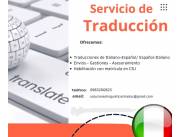 Traductor/Traductora Público Matriculado CSJ Italiano/Español - Español/Italiano