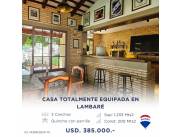 VENDO CASA AMOLADA EN LAMBARE