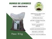 HUMUS DE LOMBRIZ DE 10 KG - LUMBRIX