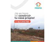 Casa+Terreno convencional financiado a precio de Alquiler