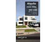 En Alquiler Casa en Aqua Terra Luque ID 36590