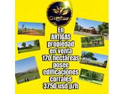 Propiedad en venta ARTIGAS