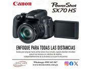 Cámara Canon PowerShot SX70 HS. Adquirila en cuotas!