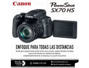 Cámara Canon PowerShot SX70 HS. Adquirila en cuotas!