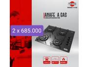 ANAFE TOKYO 4 HORNALLAS A GAS CON ENCENDIDO !! LLEVA EN 2 CUOTAS !! NO MIRAMOS INFORMCONF