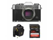 FUJIFILM X-T30 II Mirrorless Camera with Basic Bundle (Silver)