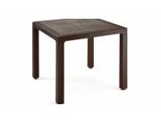 MESA COMEDOR DE JARDIN NATER MARRON 70 X 70