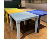 MESA VAYE CUADRADA AMARILLO