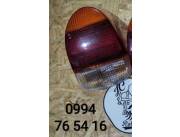 Faro trasero VW Fusca - Cristal modelo Plancha