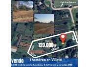 Vendo 1 hectárea en Villeta
