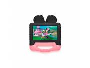 TABLET KID MULTI NB628 QC/64GB/4G/7"/NEG/ROSA MINNIE
