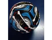Pelota futsal negro azul blanco