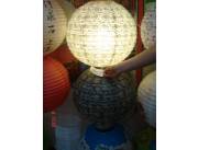 LÁMPARA DE PAPEL CHINA TIPO GLOBO 40 CM ESTAMPADA