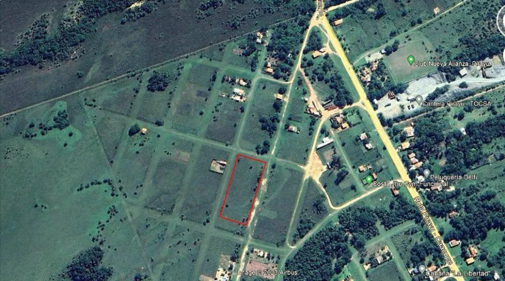 Vendo terreno en Pirayú, zona Costa Hü, 22 lotes juntos — foto 2