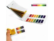 Papel indicador de pH 0-14. 80 tiras reactivas. Medidor de pH