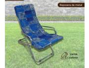 SILLA REPOSERA PLEGABLE DE METAL !! NUEVOS CON GARANTIA !! HACEMOS DELIVERY