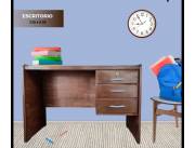 ESCRITORIO DE MADERA CON LLAVE 1,10 X 0,55 MTS !! NUEVOS CON GARANTIA ! HACEMOS DELIVERY