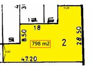 Vendo Terreno de 798 m2, Zona Col. Cristo Rey - CLLA7089397