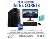 PC de Escritorio Intel Core i3. Adquirila en cuotas!