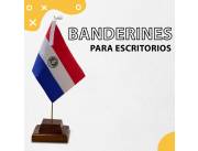 Banderita para escritorio de Paraguay