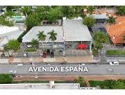 ALQUILO SALON COMERCIAL SOBRE AVENIDA ESPAÑA 486 M2
