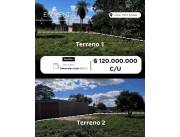VENDO 2 TERRENOS EN LUQUE ZONA MARIN GUAAGUY COD 5587