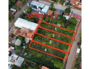 VENTA – DOS LOTES JUNTOS SOBRE ASFALTO EN SAN LORENZO
