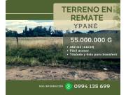 📍 Terreno de 14 × 33m titulado en Ypané EN REMATE– 🔥Gs. 55 millones 🔥