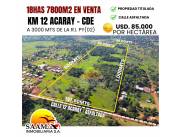 En venta 𝟏𝟖𝟕.𝟖𝟎𝟎𝐦𝟐 𝐞𝐧 𝐂𝐢𝐮𝐝𝐚𝐝 𝐝𝐞𝐥 𝐄𝐬𝐭𝐞, 𝐊𝐌 𝟏𝟐 𝐀𝐜𝐚𝐫𝐚𝐲🏗️🌇
