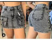 Super Short Pollera Cargo