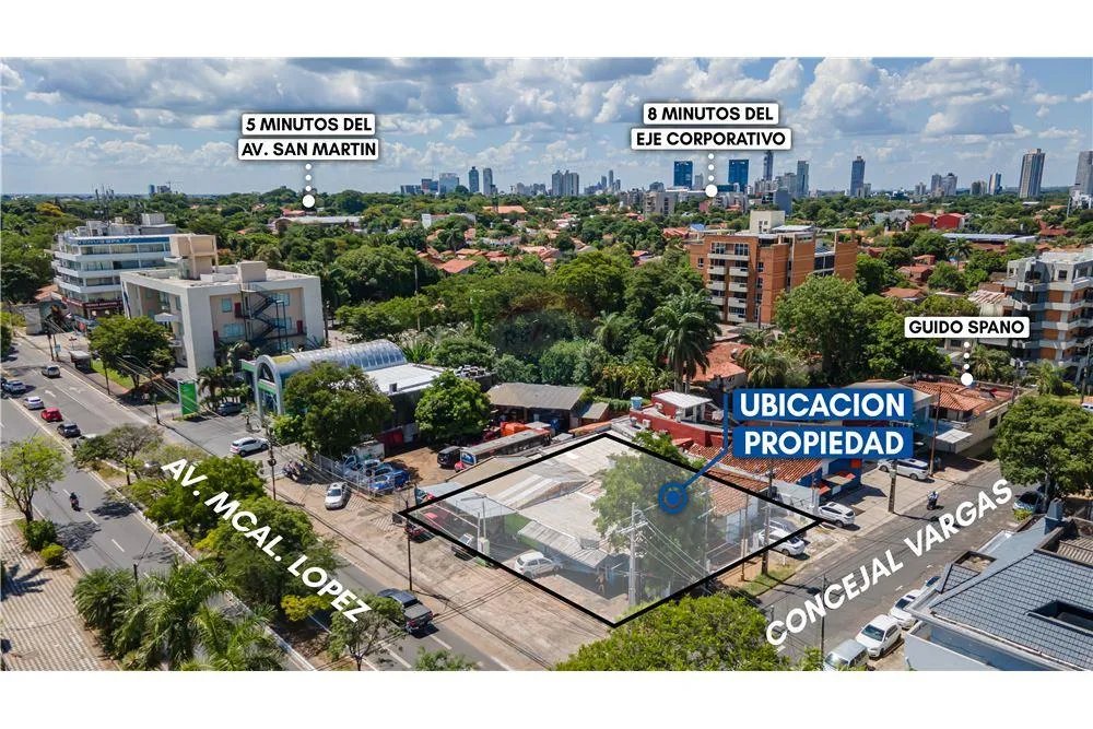 Terreno - Venta - Paraguay Asunción Herrera AMPLIO TERRENO EN ESQUINA SOBRE MCAL LOPEZ 85 — photo 3