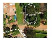 En venta amplio terreno en Jardín de Oro Luque