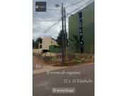 Vendo hermoso terreno de esquina, a lado del Shopping Arena, de 12 x 34 titulado