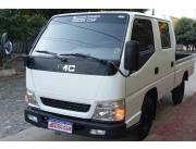 VENDO CAMIONCITO DOBLE CABINA JMC AÑO 2018 MECANICA ISUZU PARA 2.5KILOS A.A UNICO DUEÑO!!!