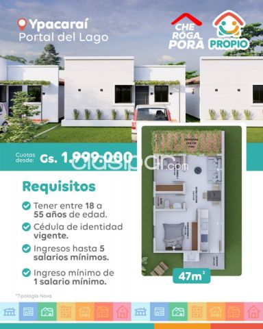 Casas - Casa+Terreno con Financiacion a Precio de Alquiler