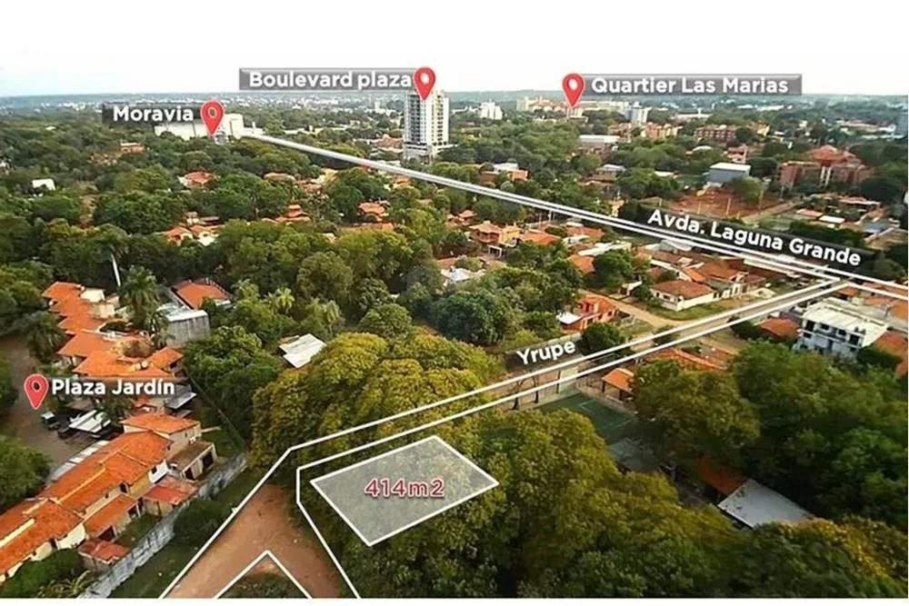 Amplio terreno de 415 m2 en barrio San Miguel, zona Laguna Grande a cuadras de Mcal.López — foto 2