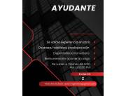Buscamos AYUDANTE