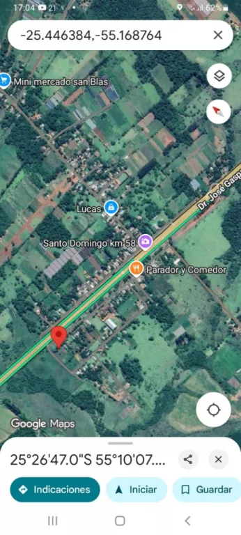 Vendo 4.275 m2 sRuta 2 Yguazu – Alto Parana — foto 2