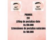 PROMOS 2 X 1 Lifting de Pestañas - Extensiones de Pestañas