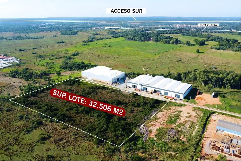 VENDO TERRENO INDUSTRIAL 32.506 M2 EN VILLETA-BO.CERRADO BICENTENARIO SRUTA DPTAL.D071 — foto 2