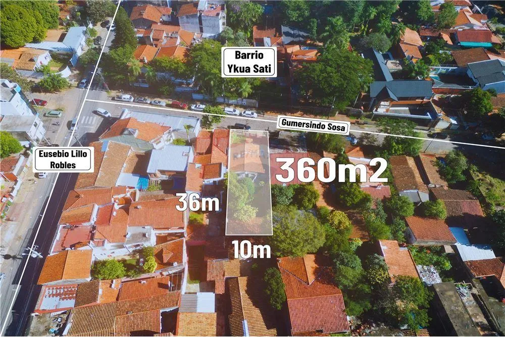 VENDO TERRENO EN YCUA SATI SOBRE GUMERSINDO SOSA — фото 2