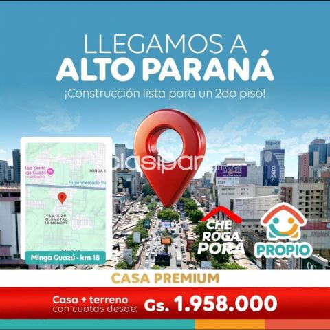 Casas - Casa+Terreno con Financiacion a Precio de Alquiler