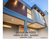 DUPLEX EN JARDÍN DE ORO - MADERO