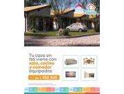 Casa+Terreno con Financiacion a Precio de Alquiler