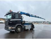 Scania R420 4x2 Tracto camion grua HIAB 166-5 con control remoto