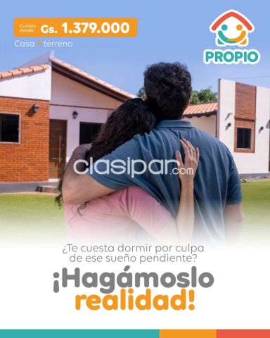 Casas - Casa+Terreno con Financiacion a Precio de Alquiler