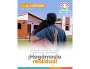 Casa+Terreno con Financiacion a Precio de Alquiler