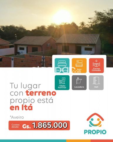Casas - Casa+Terreno con Financiacion a Precio de Alquiler