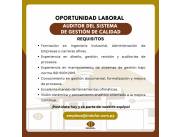 Auditor del Sistema de Gestión de Calidad
